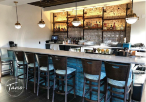 A photo of Tano Bistro's new indoor bar